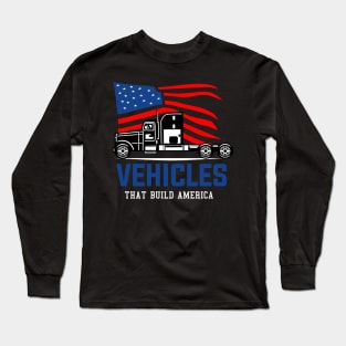 AMERICAN TRUCK CARTOON Long Sleeve T-Shirt